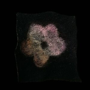 handmade subtle lesbian flag flower patch